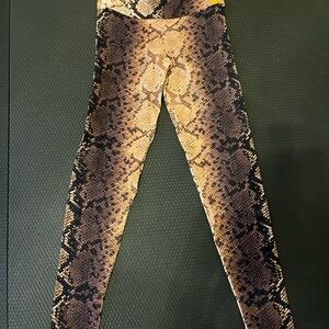 Snake Print Leggings